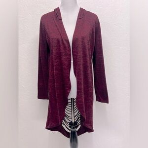 WOMEN’S Hooded Loop Back Cardigan M